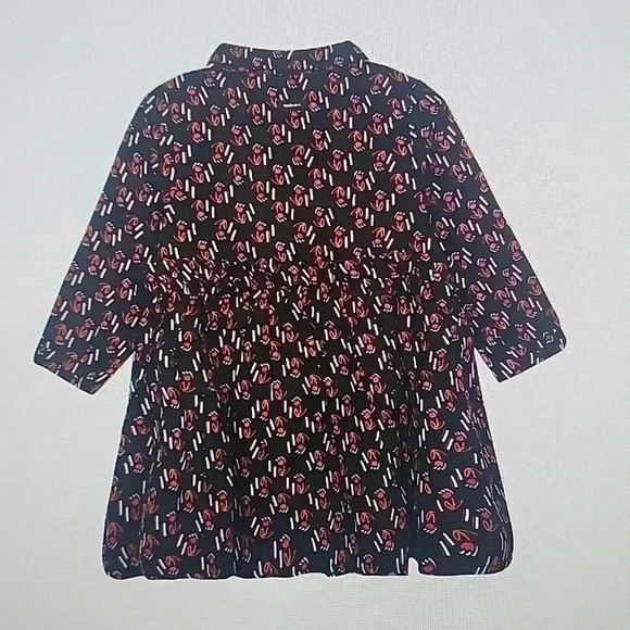 CATIMINI GIRLS DRESS TULIP PRINT SIZE 10 - Picture 3 of 4